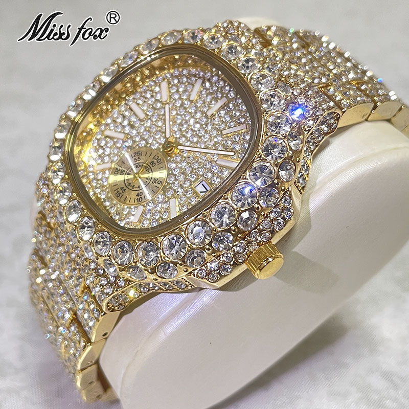 Luxury Watch Iceberg - Marca Hip Hop MISSFOX, relojes helados