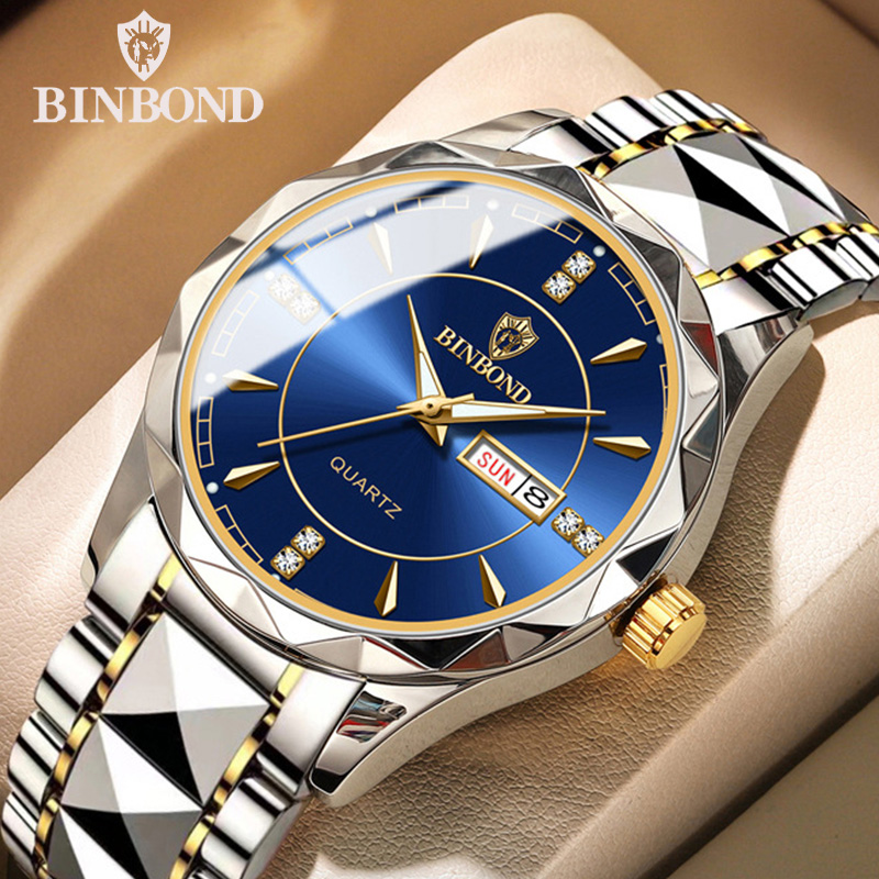 Luxury Watch Top 10 - Reloj de negocios BINBONG, reloj deportivo