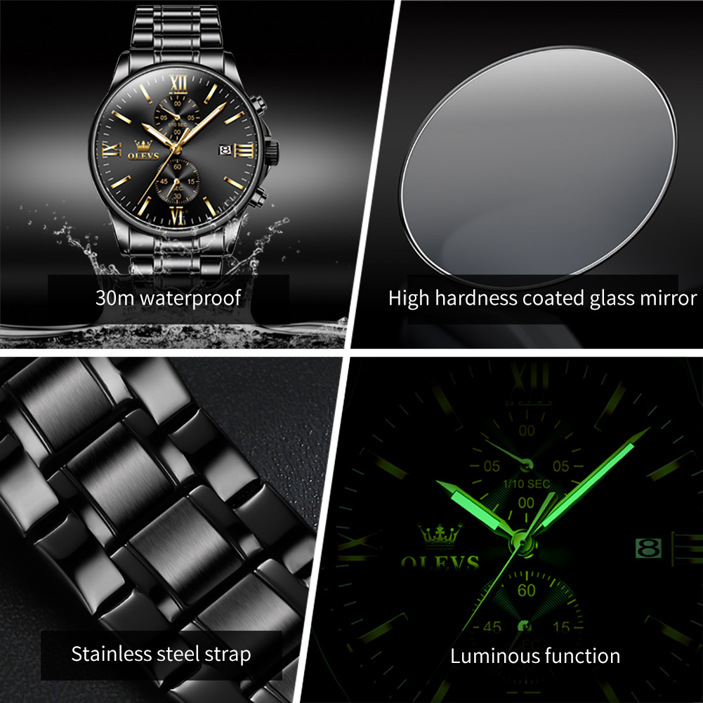 OLEVS 2886 reloj clásico de cu - Luxury Watch Maker reseña y precio
