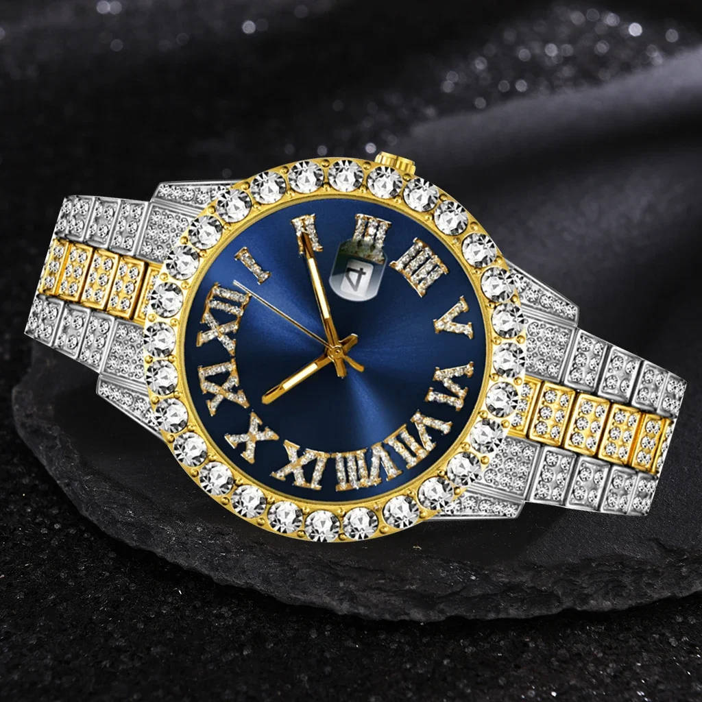 Iced Out-reloj de cuarzo para  - Luxury Watch Iceberg reseña y precio