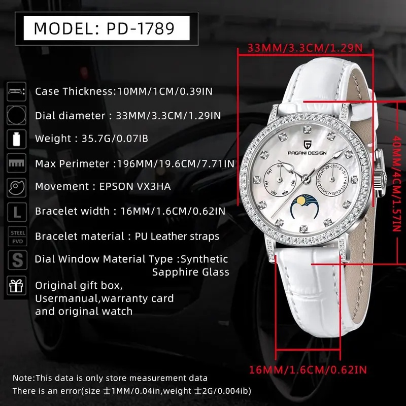 Relojes de cuarzo PAGANI DESIG - Luxury Watch Top 10 reseña y precio