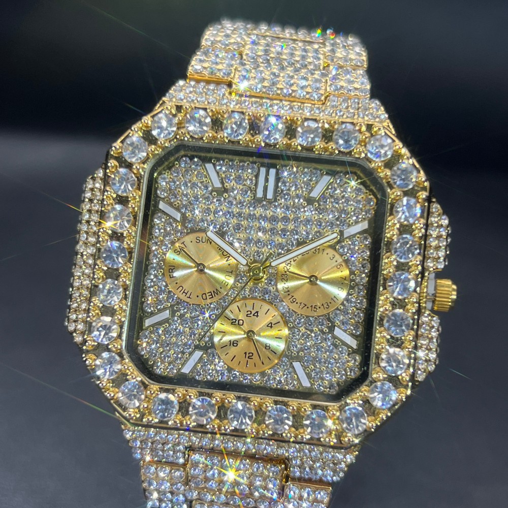 MISSFOX reloj de lujo con diam - Luxury Watch Iceberg reseña y precio