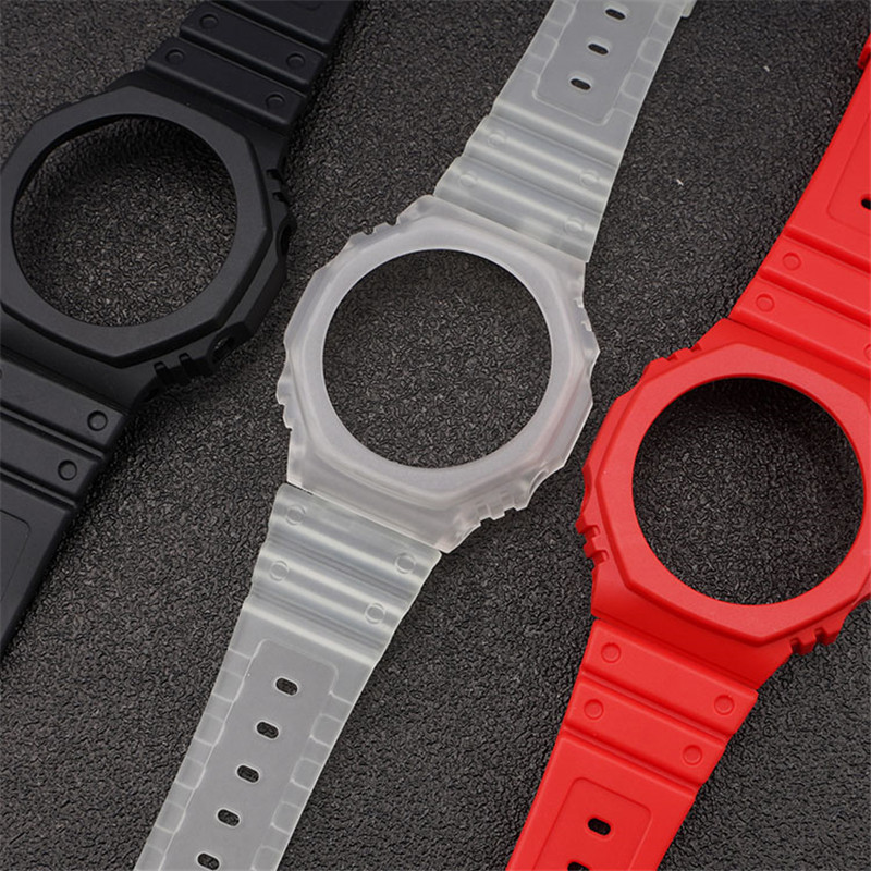 Correa de resina + funda para  - Casio Watch G-Shock Ga-2100 reseña y precio
